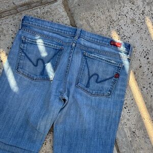 Citizens Of Humanity Light Blue Boot Cut Jeans